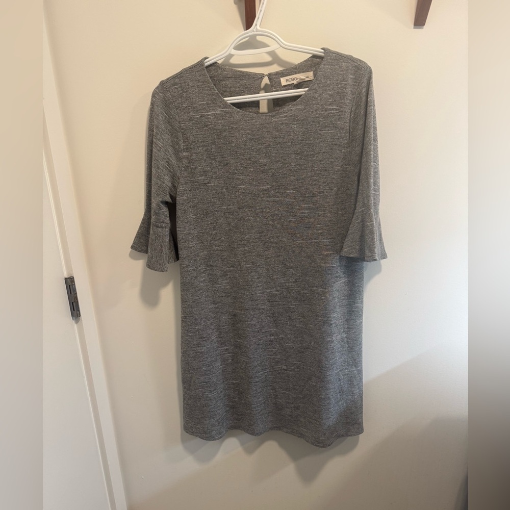 BCBGeneration Heather Gray Knit Dress (US M)